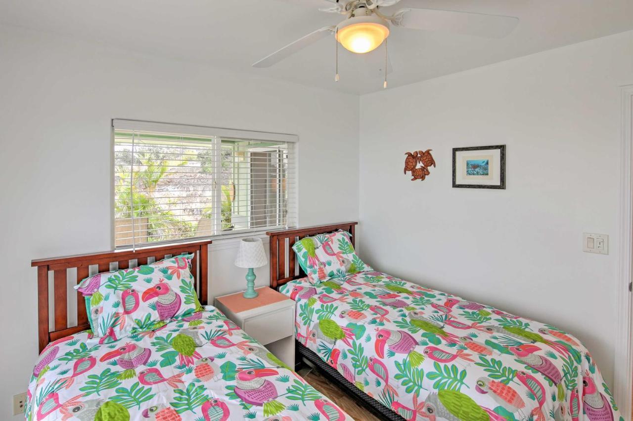 Ocean View Bungalow With Lanai 13 Mi To South Point Luaran gambar